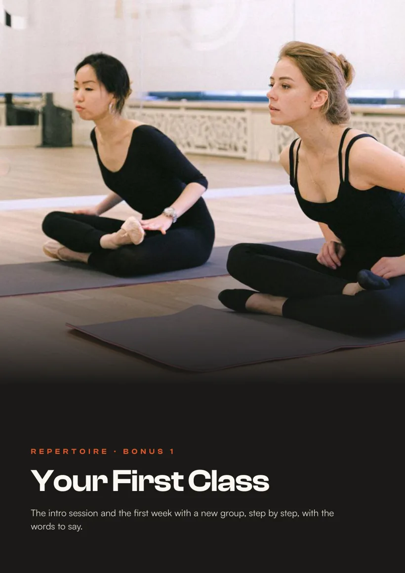 Cover of the Your First Class bonus